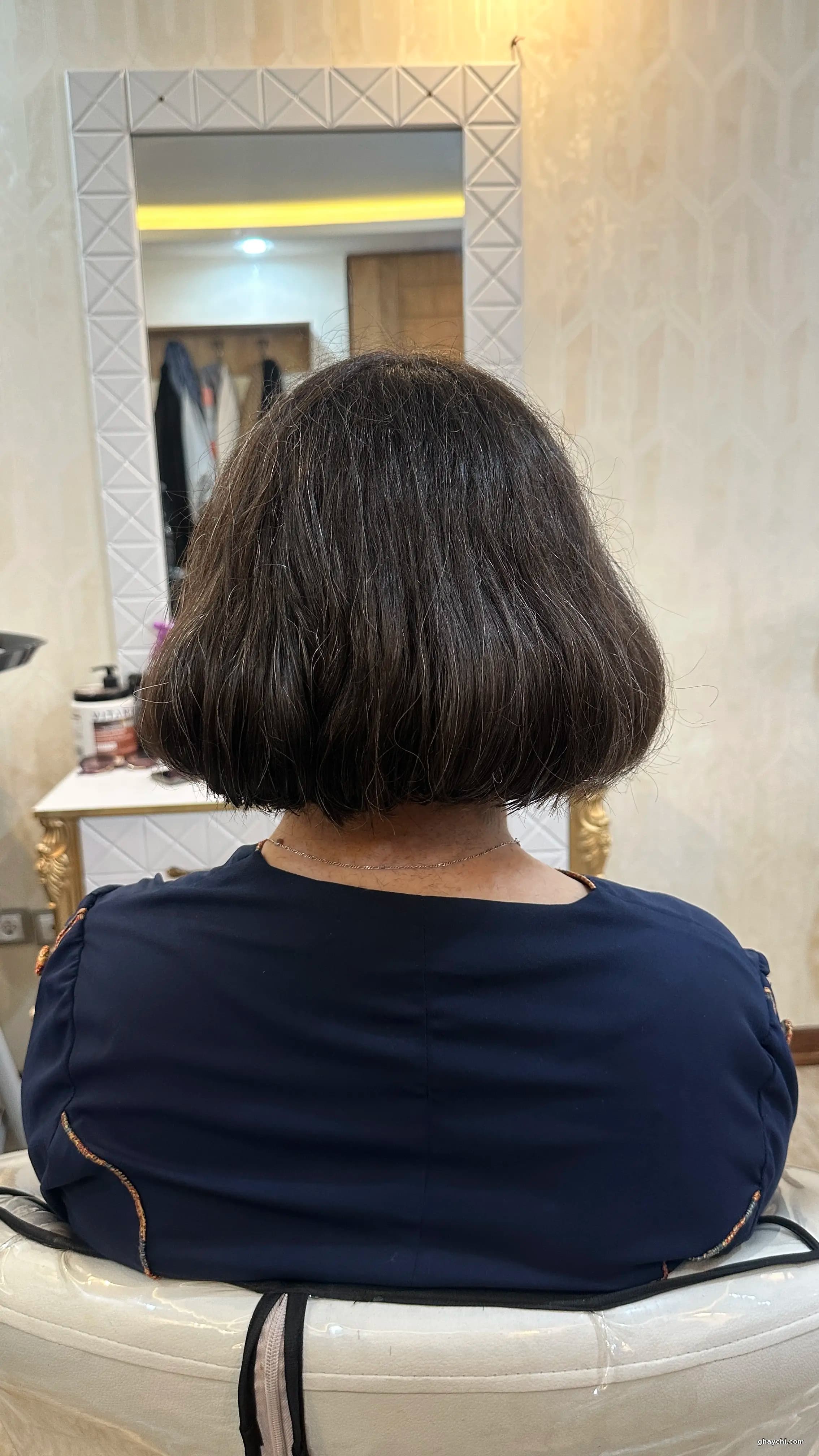 نمونه کار مو — کوتاهی و کپ مو قبل و بعد زنانه در خمینی شهر — سمیه براهیمی