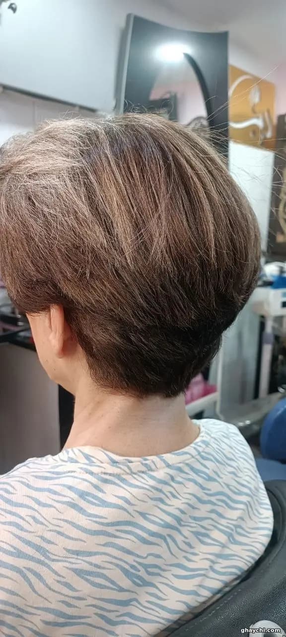 نمونه کار مو — کوتاهی و کپ مو زنانه در رشت، رشت — سالن دیبا