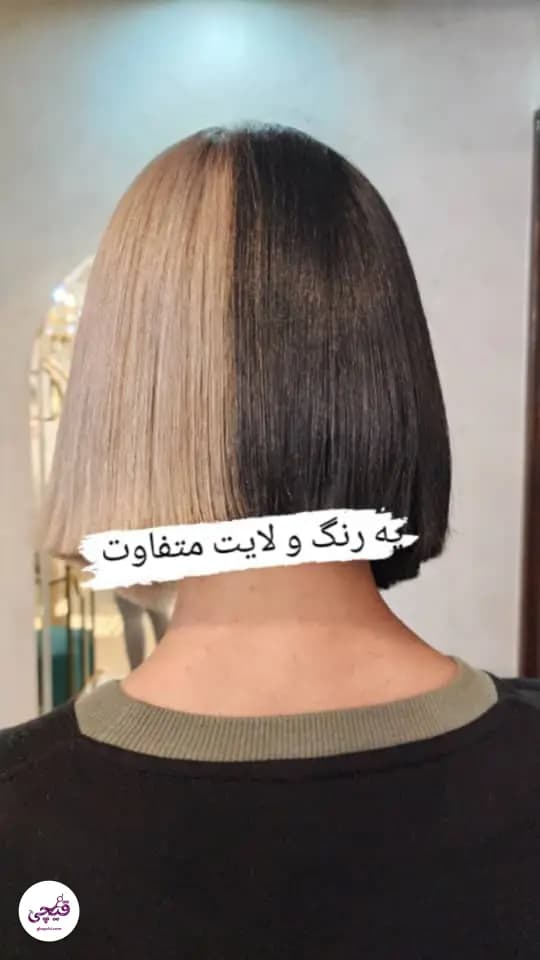 نمونه کار مو — مش و هایلایت زنانه در سعادت آباد، تهران — نسیم طومار