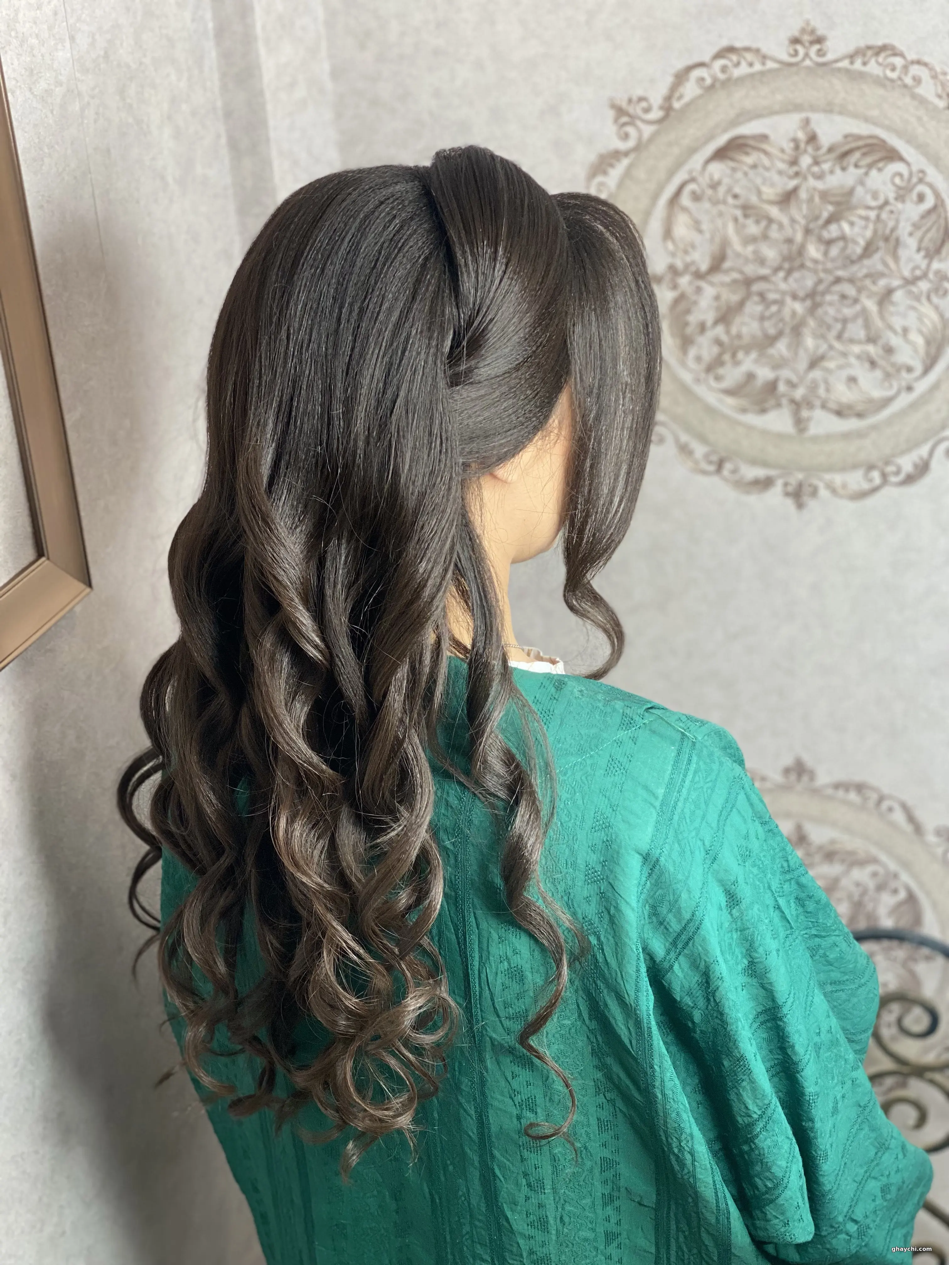 نمونه کار مو — شینیون و کرلی زنانه در نیاوران، تهران — بهاره اسمعیل بیک
