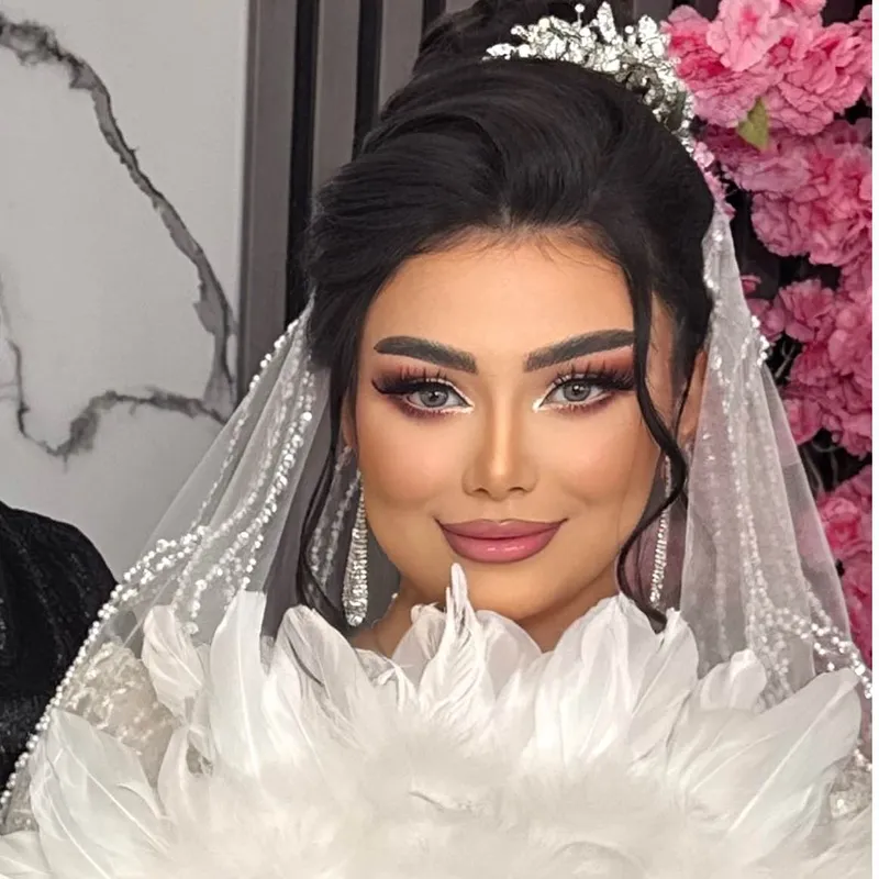 نمونه کار عروس — میکاپ عروس زنانه در بلوار فردوس، تهران — مهسانوری