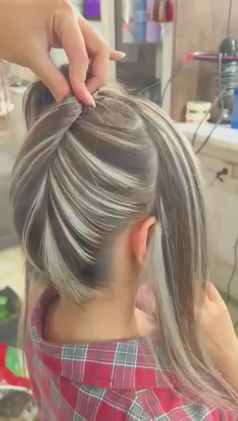 نمونه کار مو — دکلره و رنگ مو ویدئو زنانه در ری، ری — سولماز شعبانی