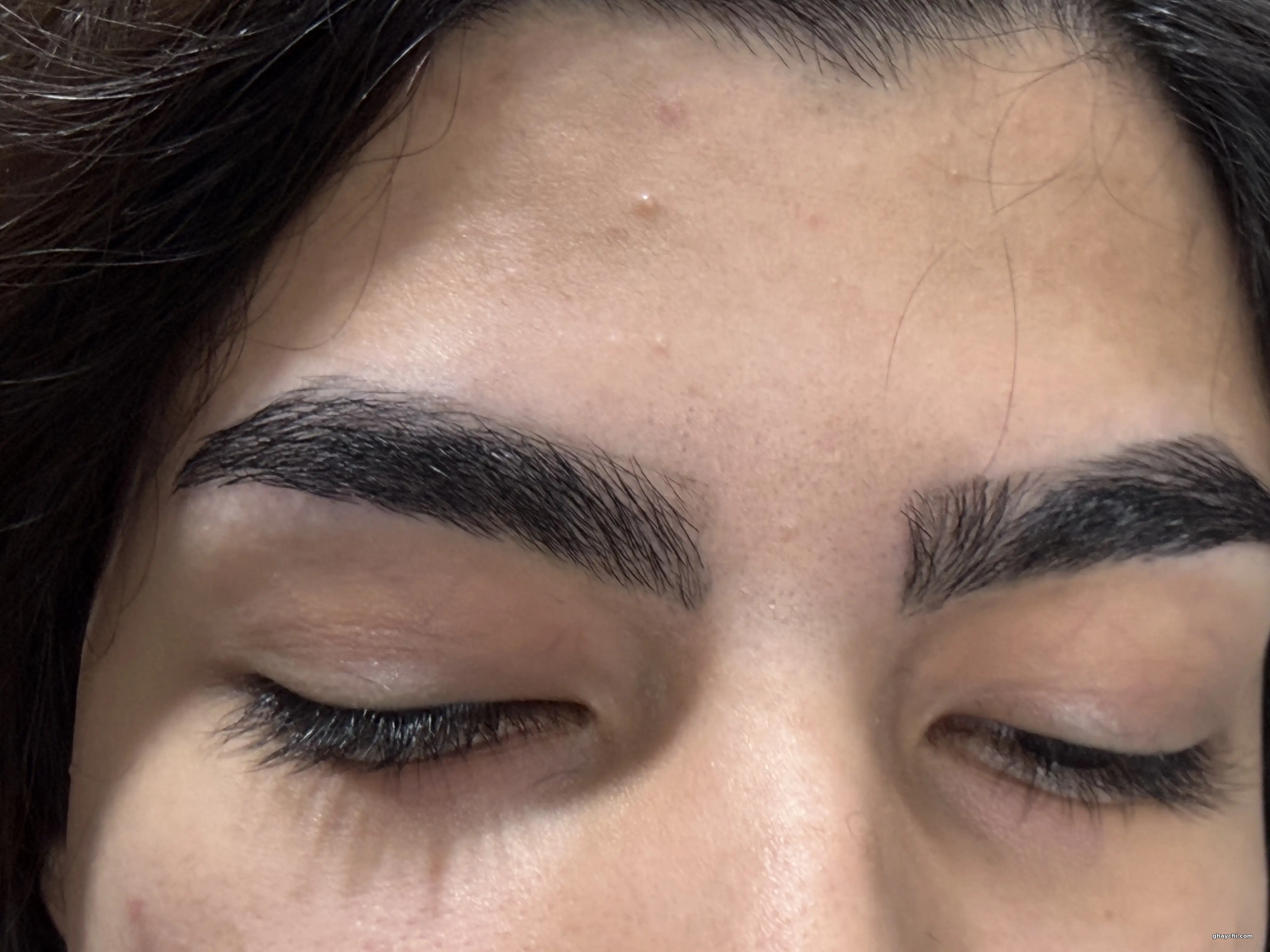 نمونه کار ابرو — اصلاح ابرو زنانه در یزد، یزد — افروز لقمانی