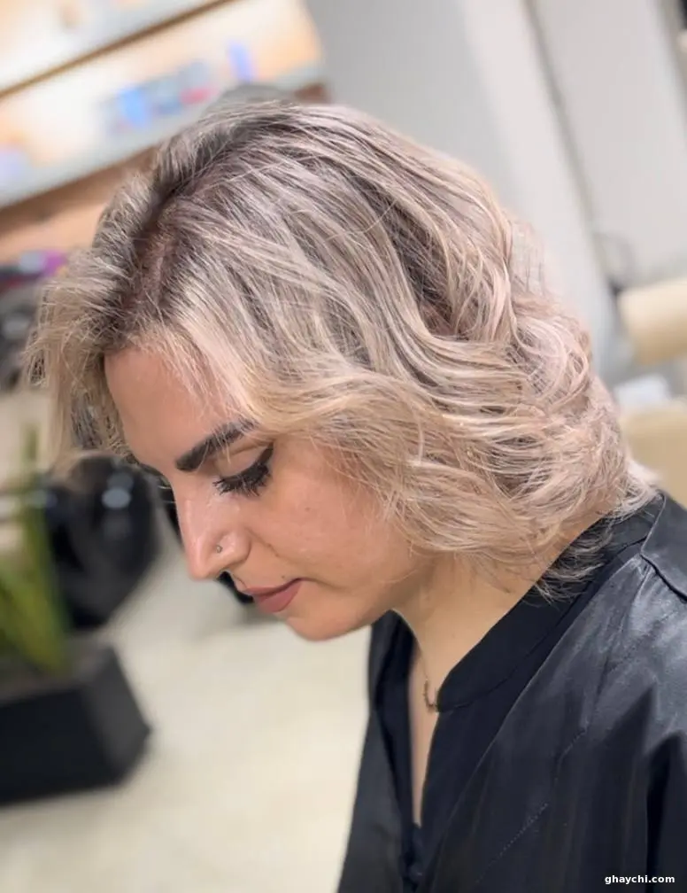 نمونه کار مو — دکلره و رنگ مو زنانه در خیابان هفده شهریور، تهران — حدیثه کیانی پور
