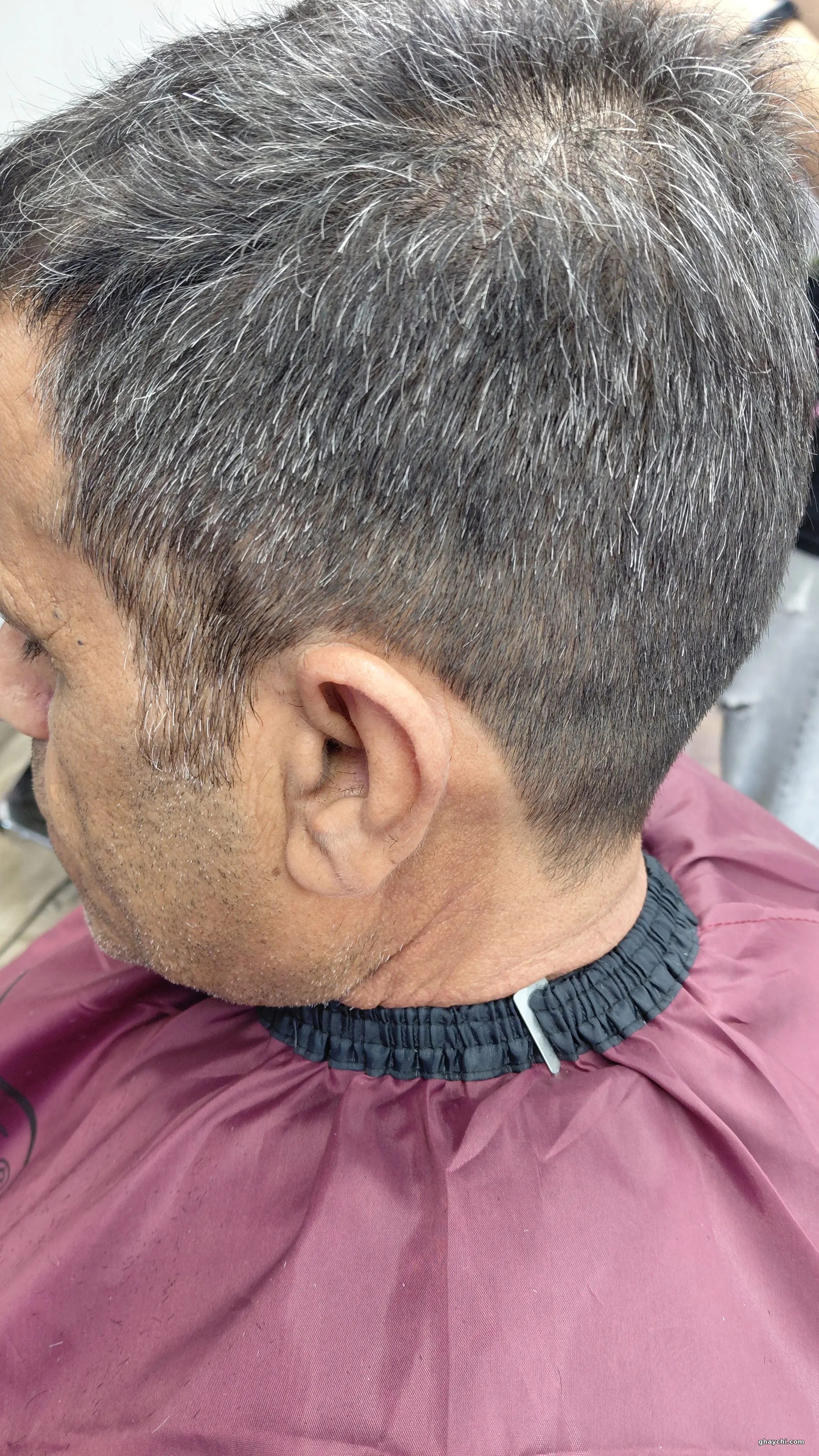 نمونه کار موی سر — اصلاح مو مردانه در میدان انقلاب، تهران — صادق نجفی