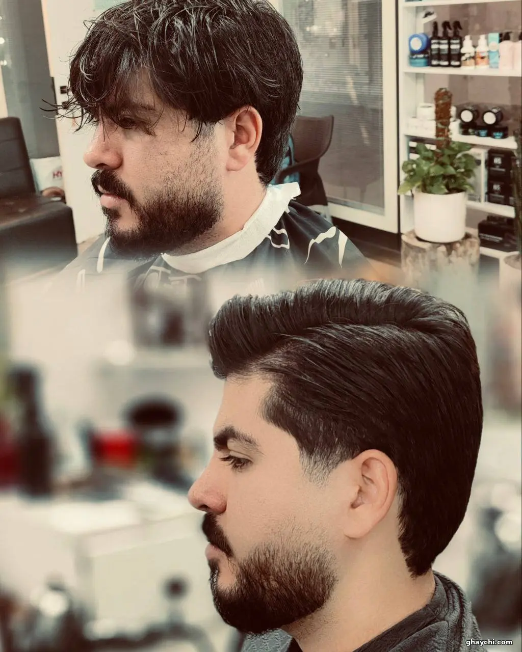 نمونه کار موی سر — اصلاح مو مردانه در زعفرانیه، تهران — اشکان بهادر