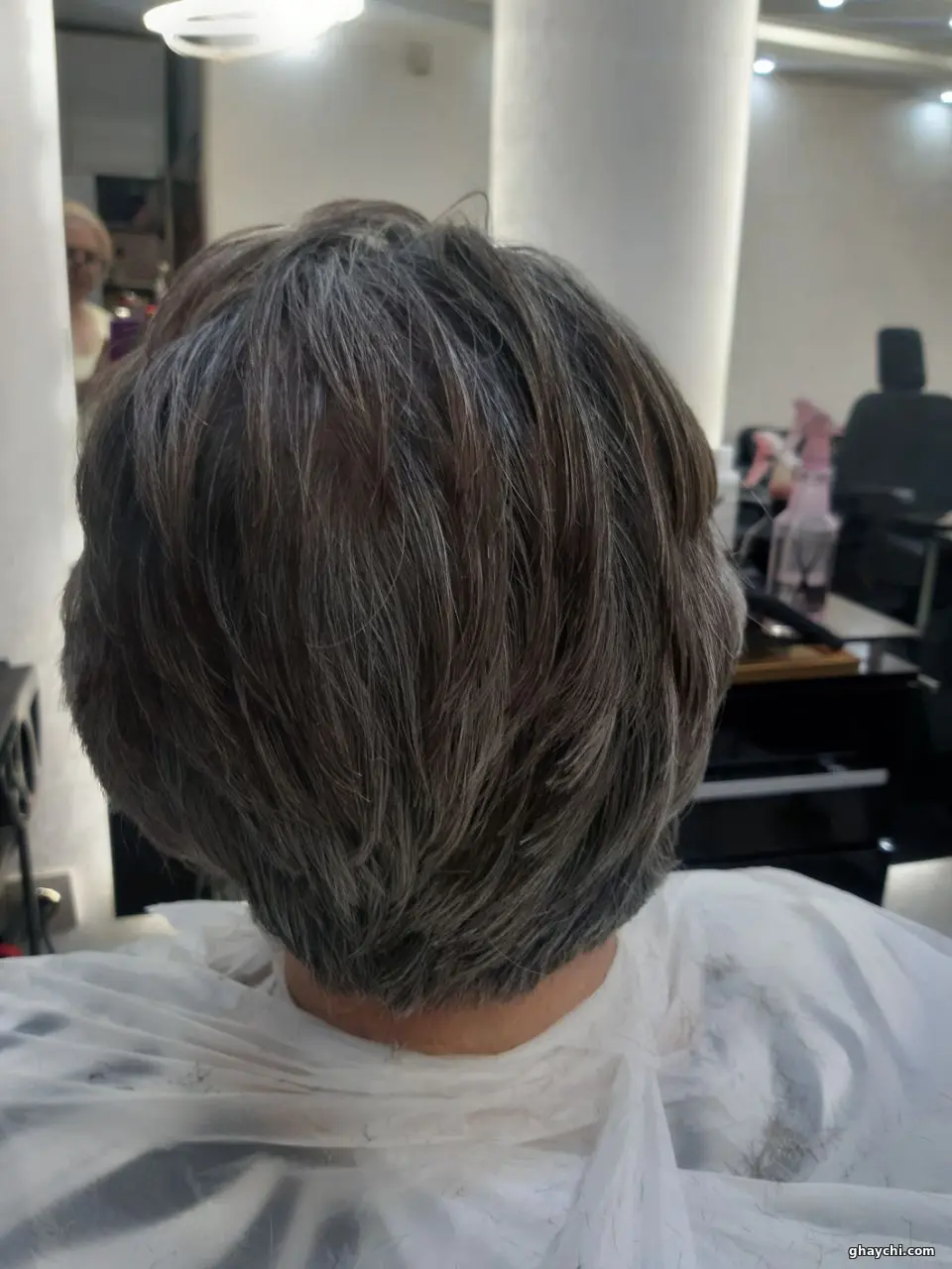 نمونه کار مو — کوتاهی و کپ مو زنانه تهمینه سعیدی