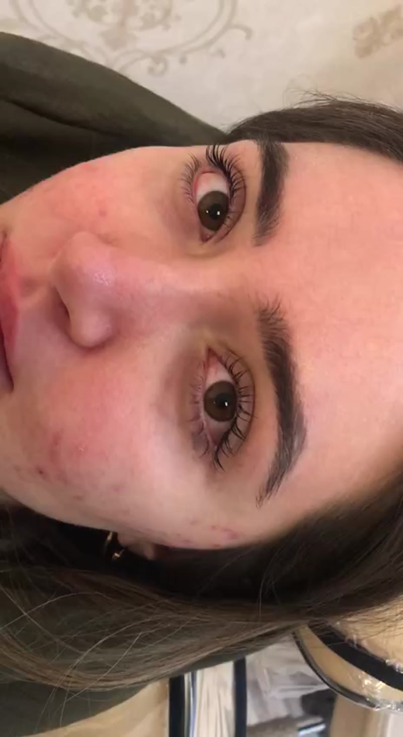 نمونه کار مژه — اکستنشن مژه ویدئو زنانه در شهرک غرب، تهران — پینورالوکس