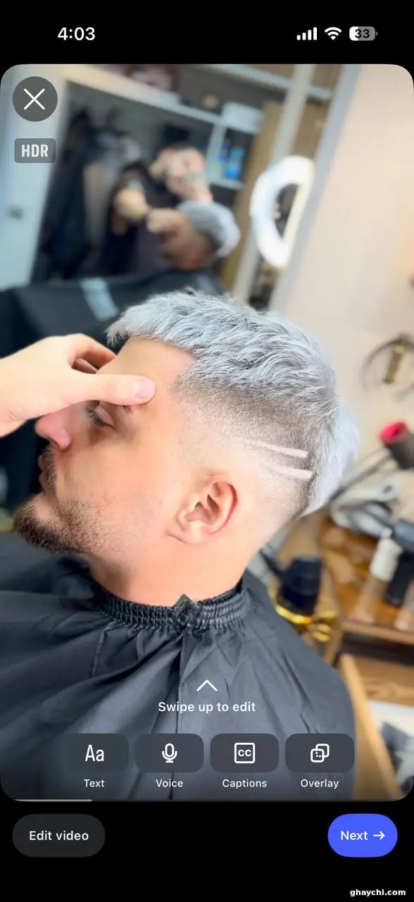 نمونه کار موی سر — اصلاح مو مردانه در آریا شهر، تهران — علیرضا صادقی