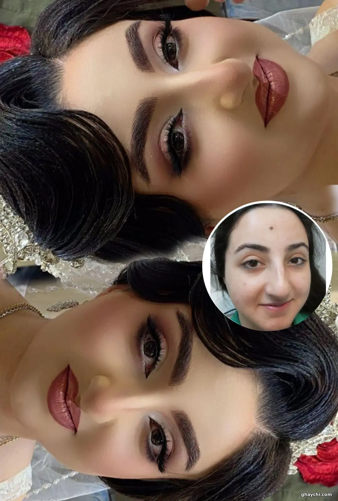 نمونه کار عروس — میکاپ عروس زنانه در تبریز، تبریز — رخ آرا