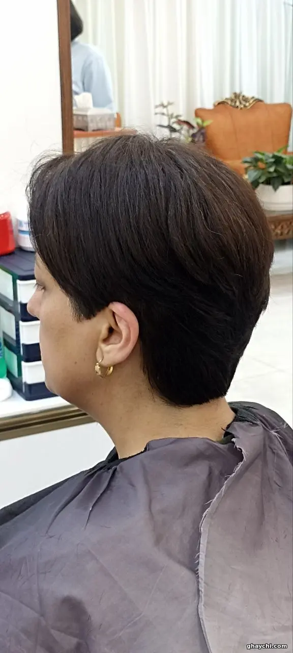 نمونه کار مو — کوتاهی و کپ مو زنانه در اتوبان اشرفی اصفهانی، تهران — الناز علی اعظم
