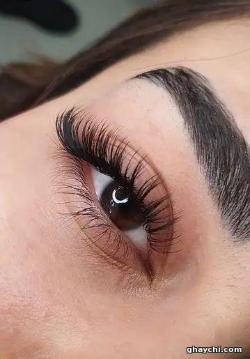 نمونه کار مژه — اکستنشن مژه زنانه در فاز دو اکباتان، تهران — رزیتا احمدی