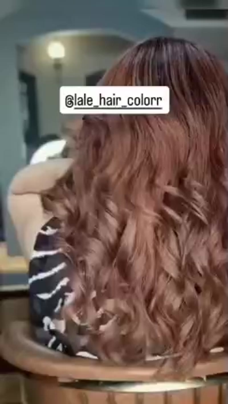 نمونه کار مو — دکلره و رنگ مو ویدئو زنانه در اصفهان، اصفهان — بدری جوانی