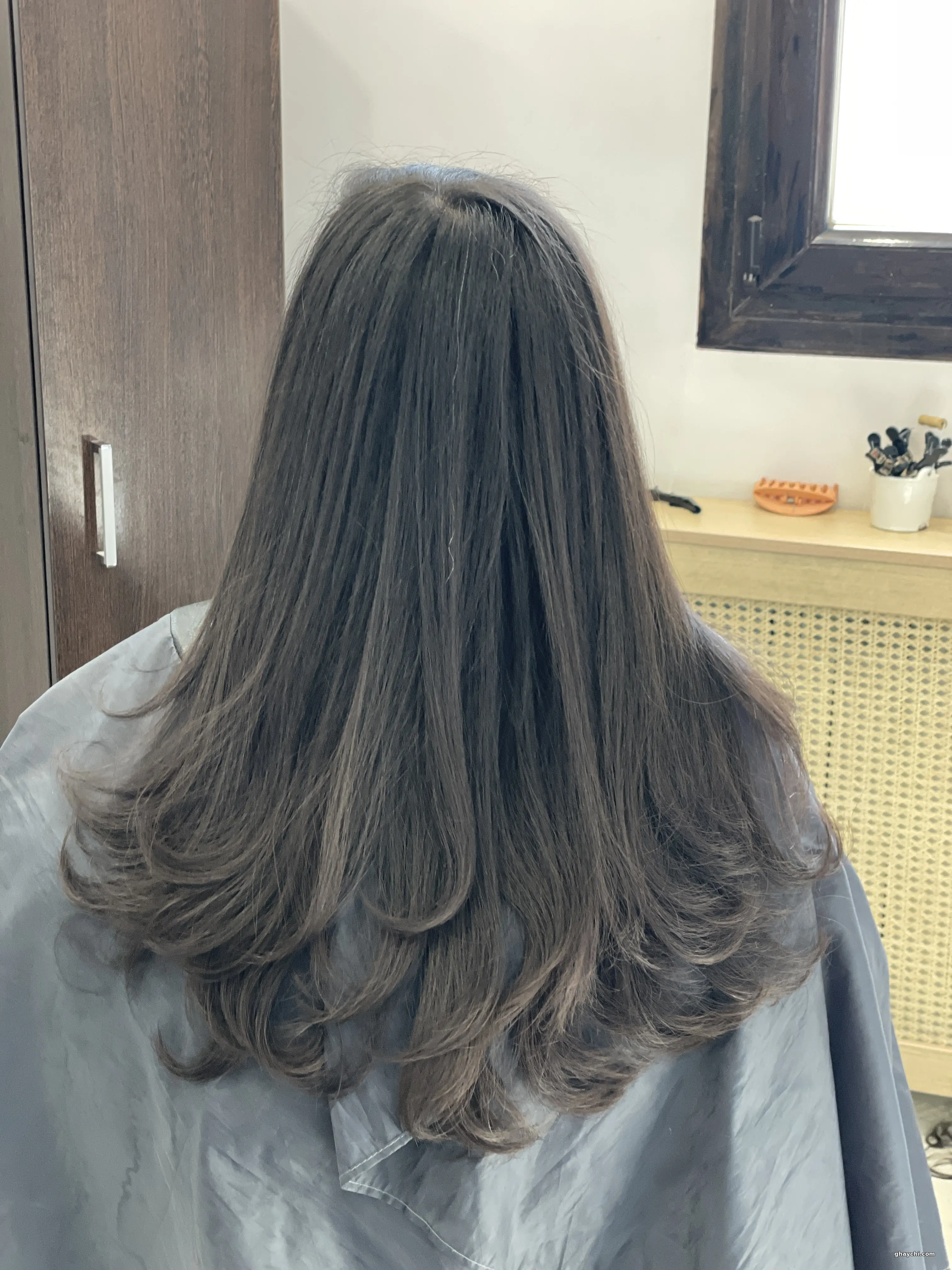نمونه کار مو — براشینگ مو زنانه در دادمان، تهران — محبوبه ضیایی