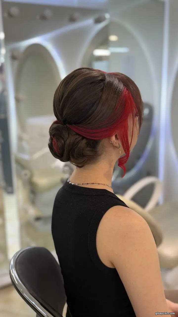 نمونه کار مو — شینیون و کرلی زنانه در پیروزی، تهران — رستا اولادی