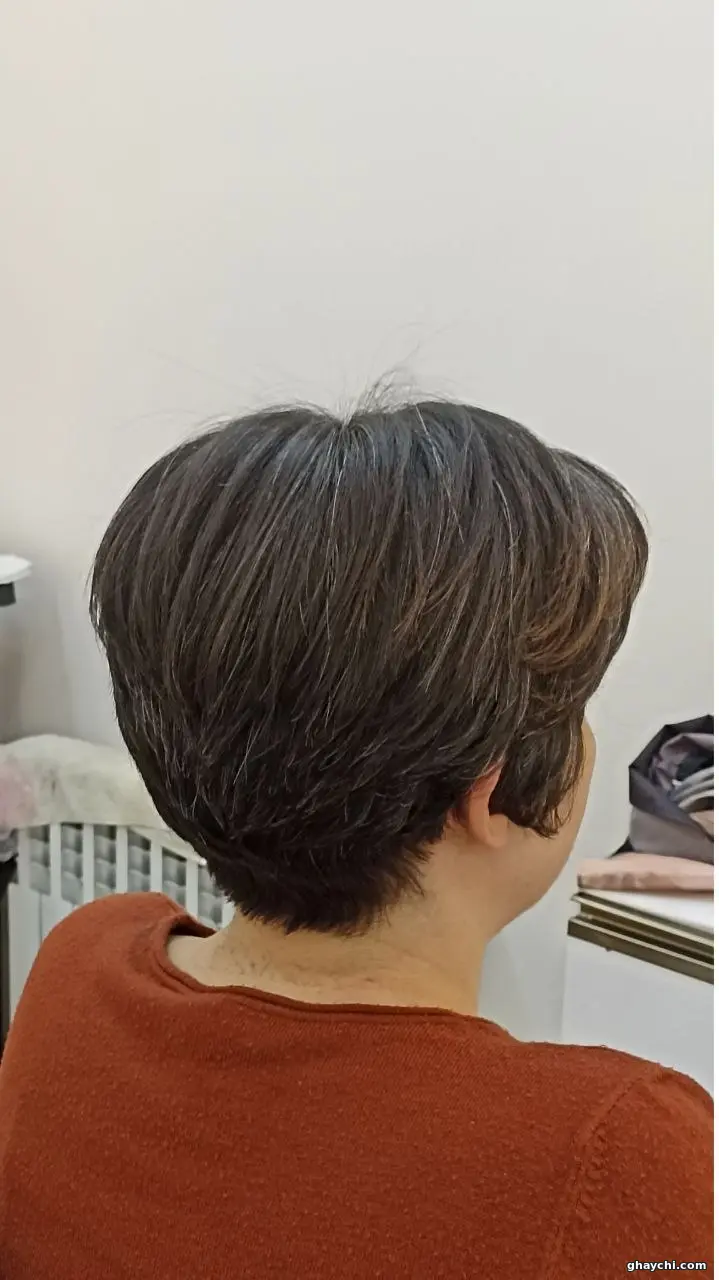 نمونه کار مو — کوتاهی و کپ مو زنانه در اتوبان اشرفی اصفهانی، تهران — الناز علی اعظم