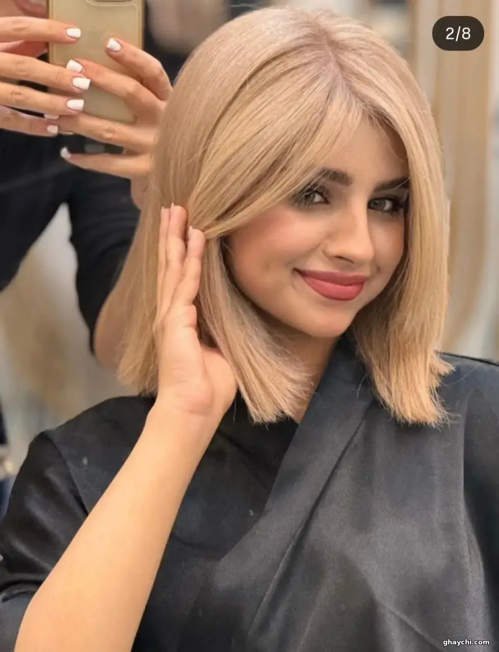 نمونه کار مو — مش و هایلایت زنانه در سعادت آباد، تهران — سعیده اذریان