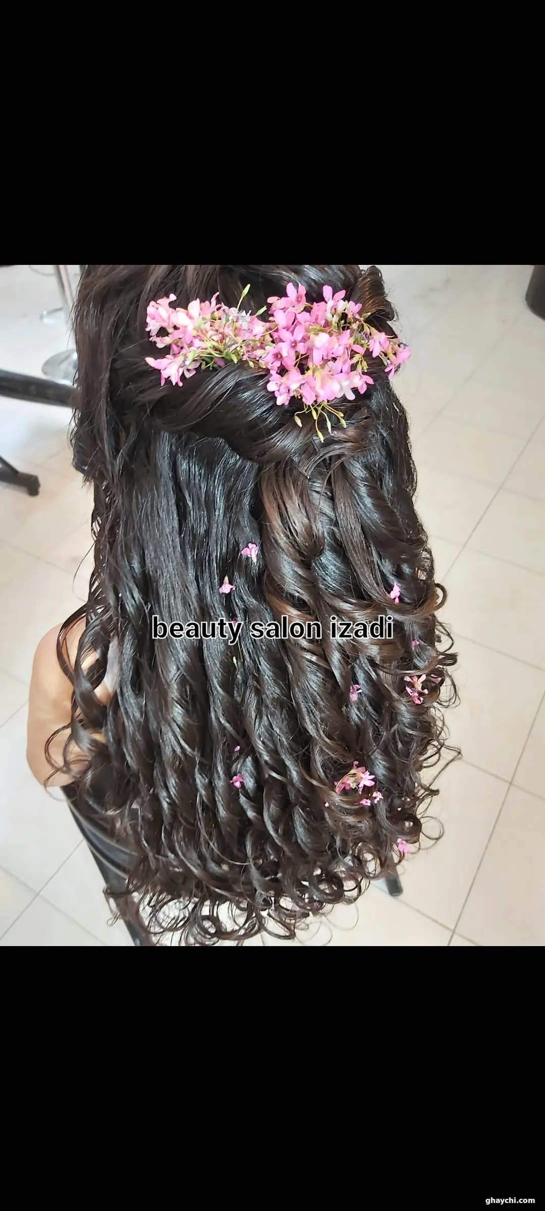 نمونه کار مو — شینیون و کرلی زنانه در سپاهان شهر، اصفهان — سورنا (آموزشگاه بانو ایزدی)