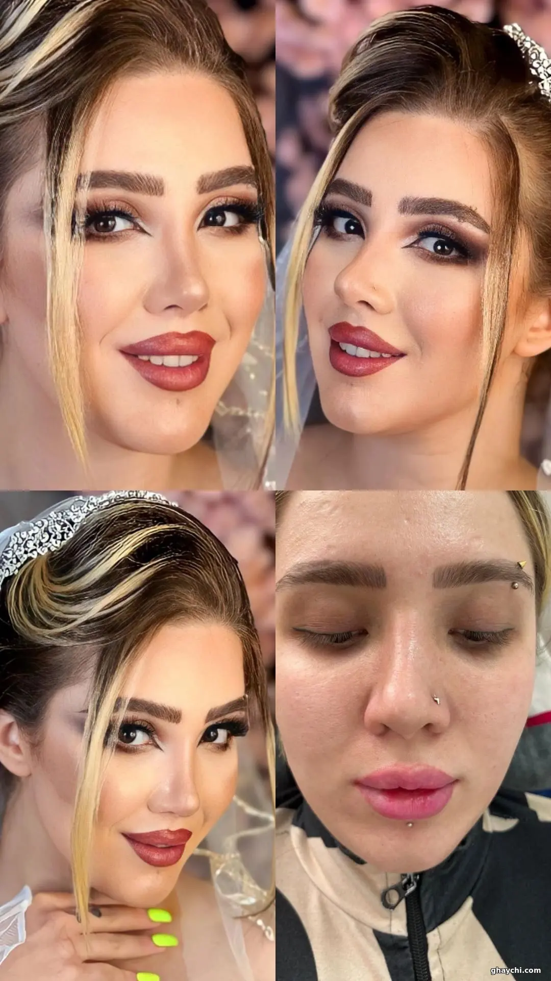 نمونه کار عروس — میکاپ عروس زنانه در تبریز، تبریز — رخ آرا