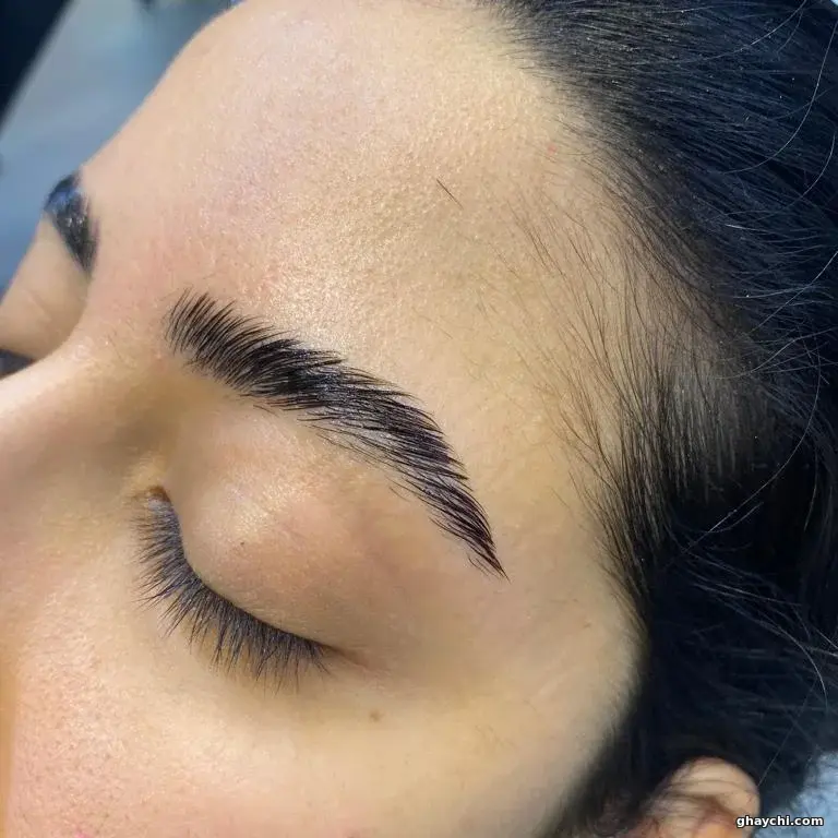 نمونه کار ابرو — اصلاح ابرو زنانه در نیاوران، تهران — سودابه سنگری