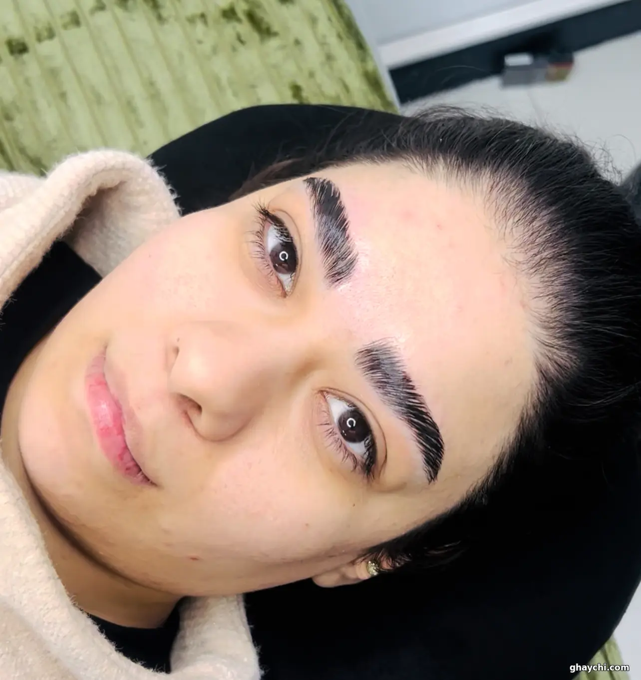 نمونه کار ابرو — لیفت ابرو زنانه در سهروردی، تهران — نگین زیوری
