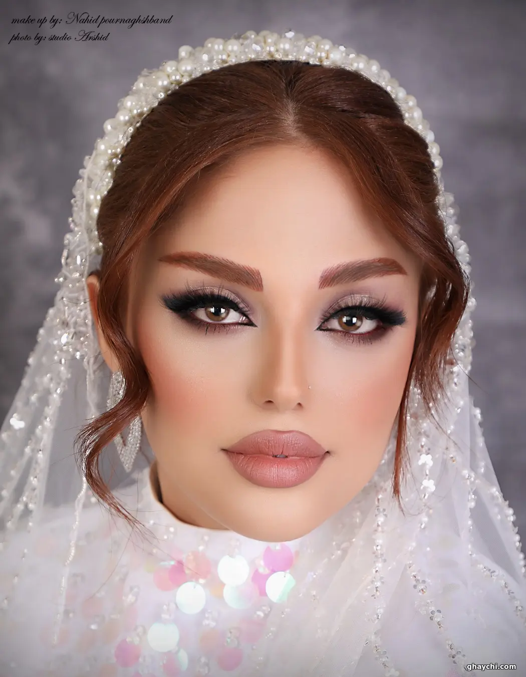 نمونه کار عروس — میکاپ عروس زنانه در جابر، اصفهان — سالن آدینه