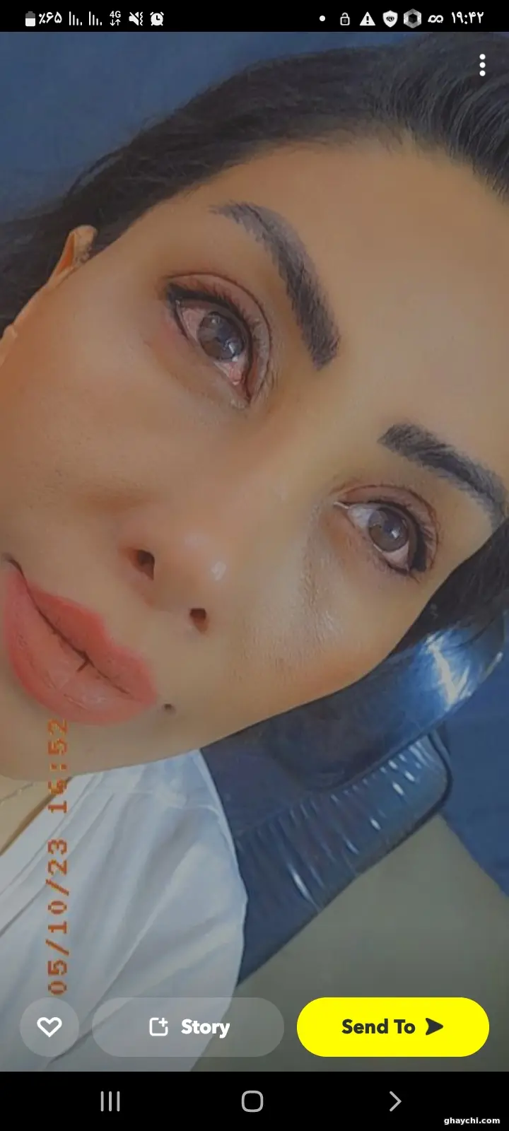 بعد آرایش دائم — بن مژه در خیابان مهدی، مشهد — فاطمه غلامی زاوه