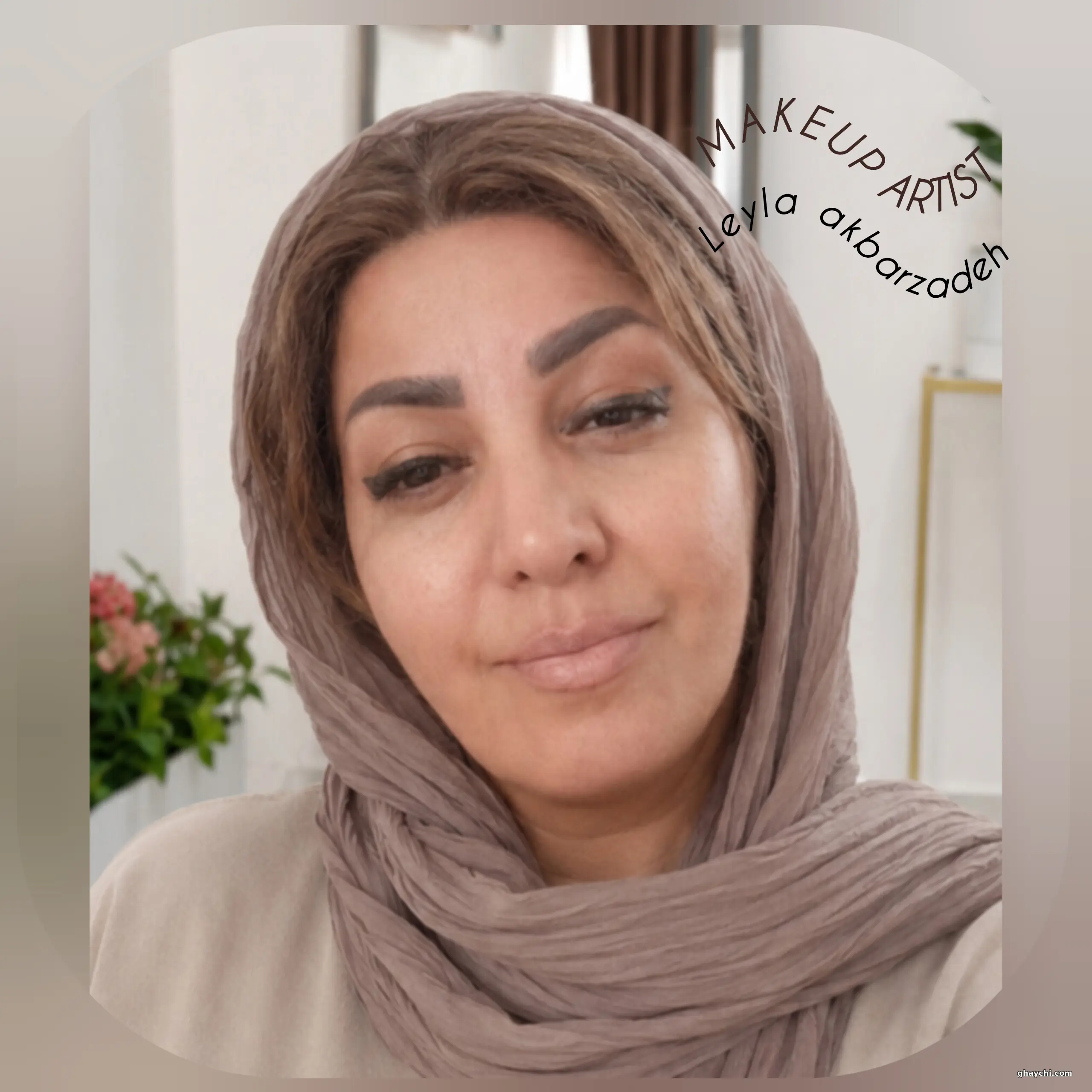 قبل میکاپ — آرایش خلیجی در تبریز، تبریز — لیلا اکبرزاده