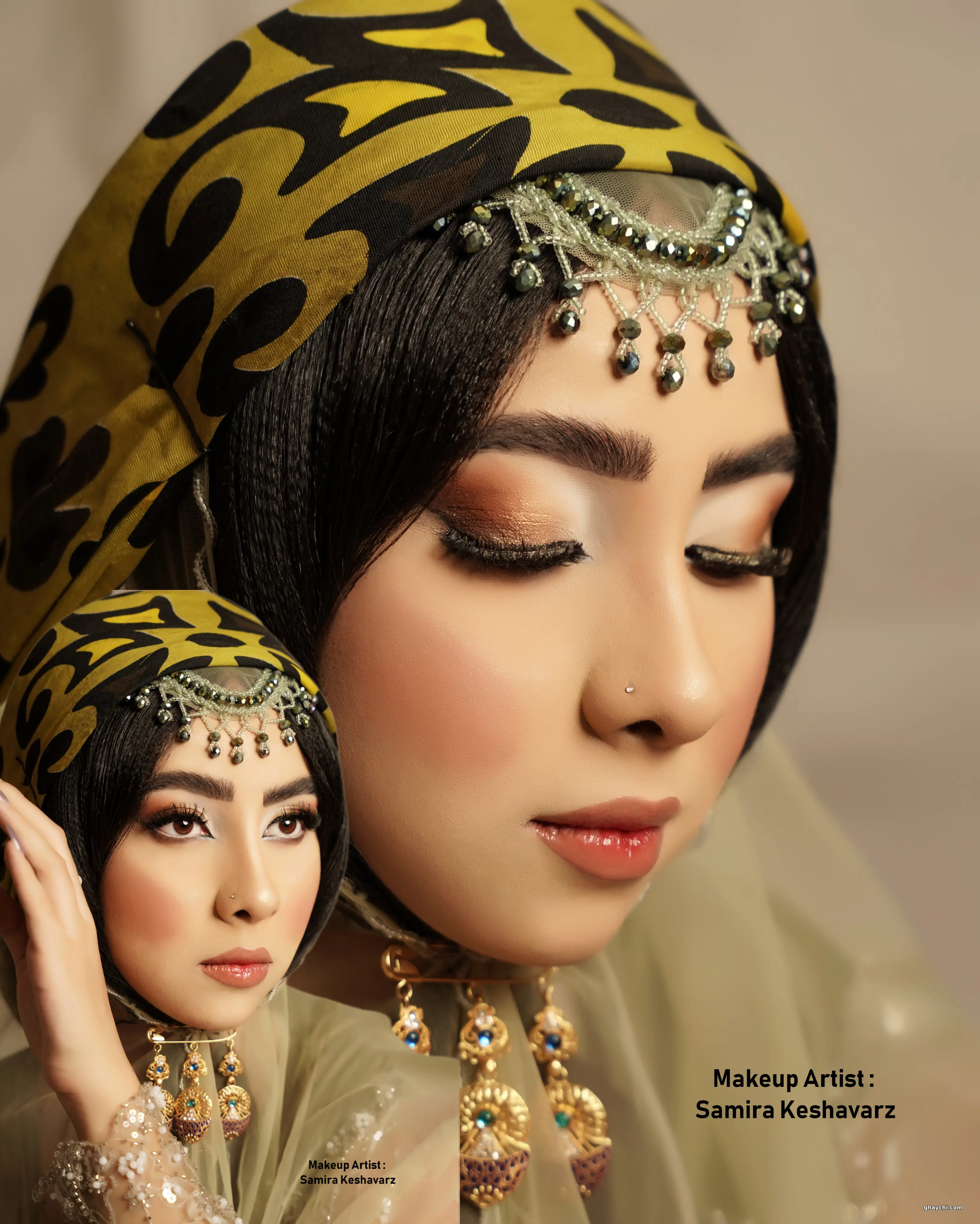 بعد عروس — میکاپ عروس در  خیابان قصرالدشت، شیراز — سمیرا کشاورز