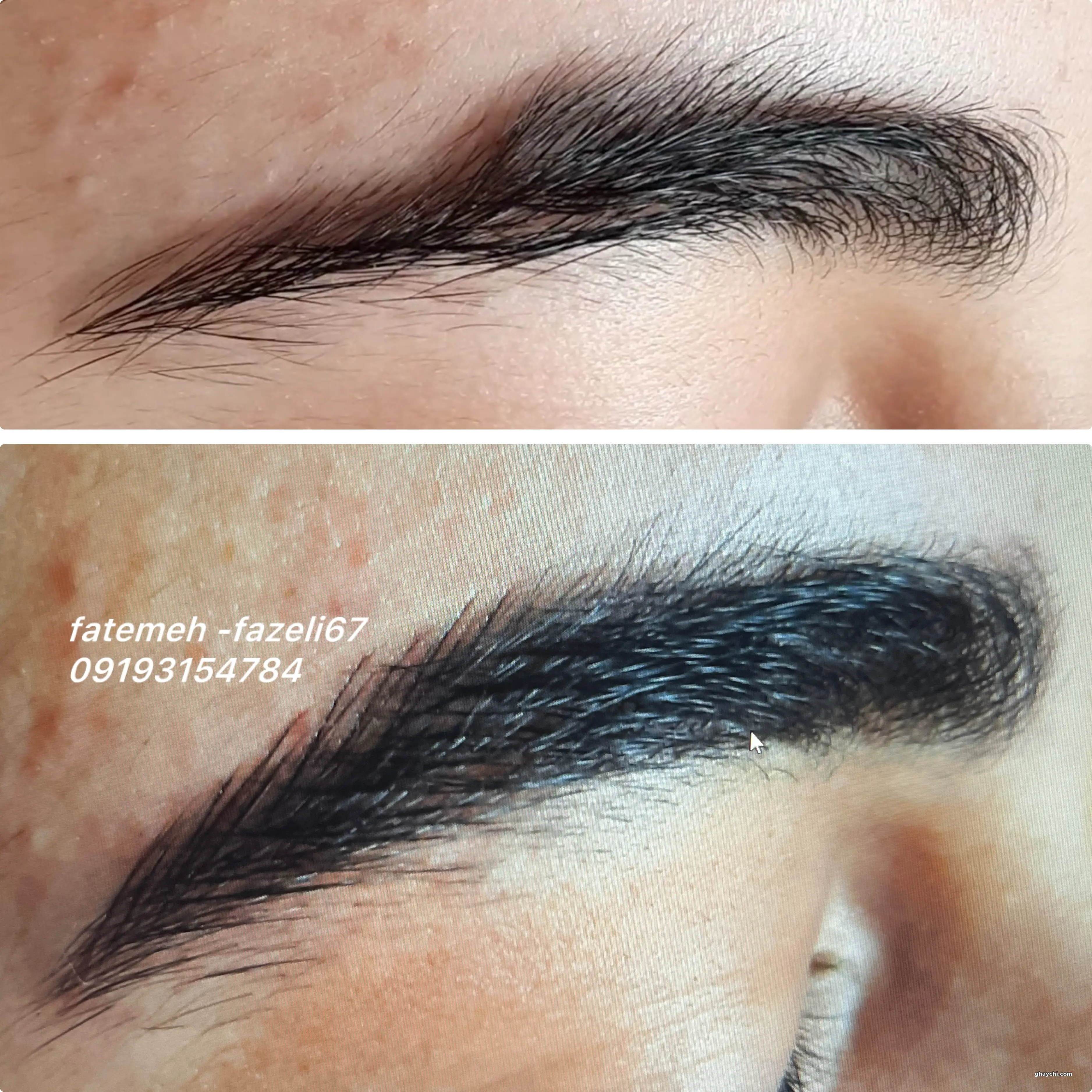 نمونه کار آرایش دائم — خط لب دائم زنانه در دروازه شمیران، تهران — فاطمه پیری فاضلی