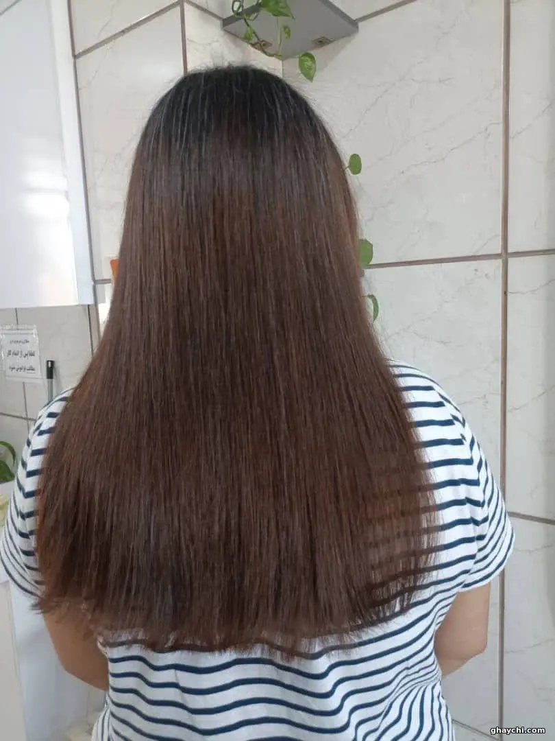 نمونه کار مو — کراتین و پروتئین تراپی زنانه در خیابان باغ دریاچه، اصفهان — مریم محمودی