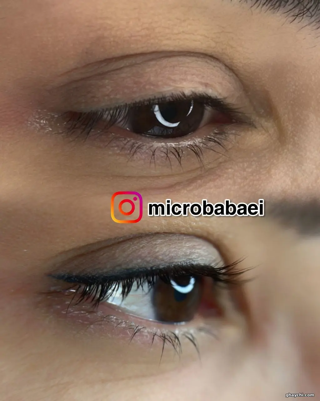 نمونه کار آرایش دائم — خط چشم دائم زنانه در اصفهان، اصفهان — مهدیه بابایی