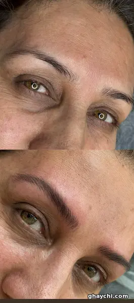 نمونه کار آرایش دائم — میکروبلیدینگ زنانه در باغ فیض، تهران — مریم بدری