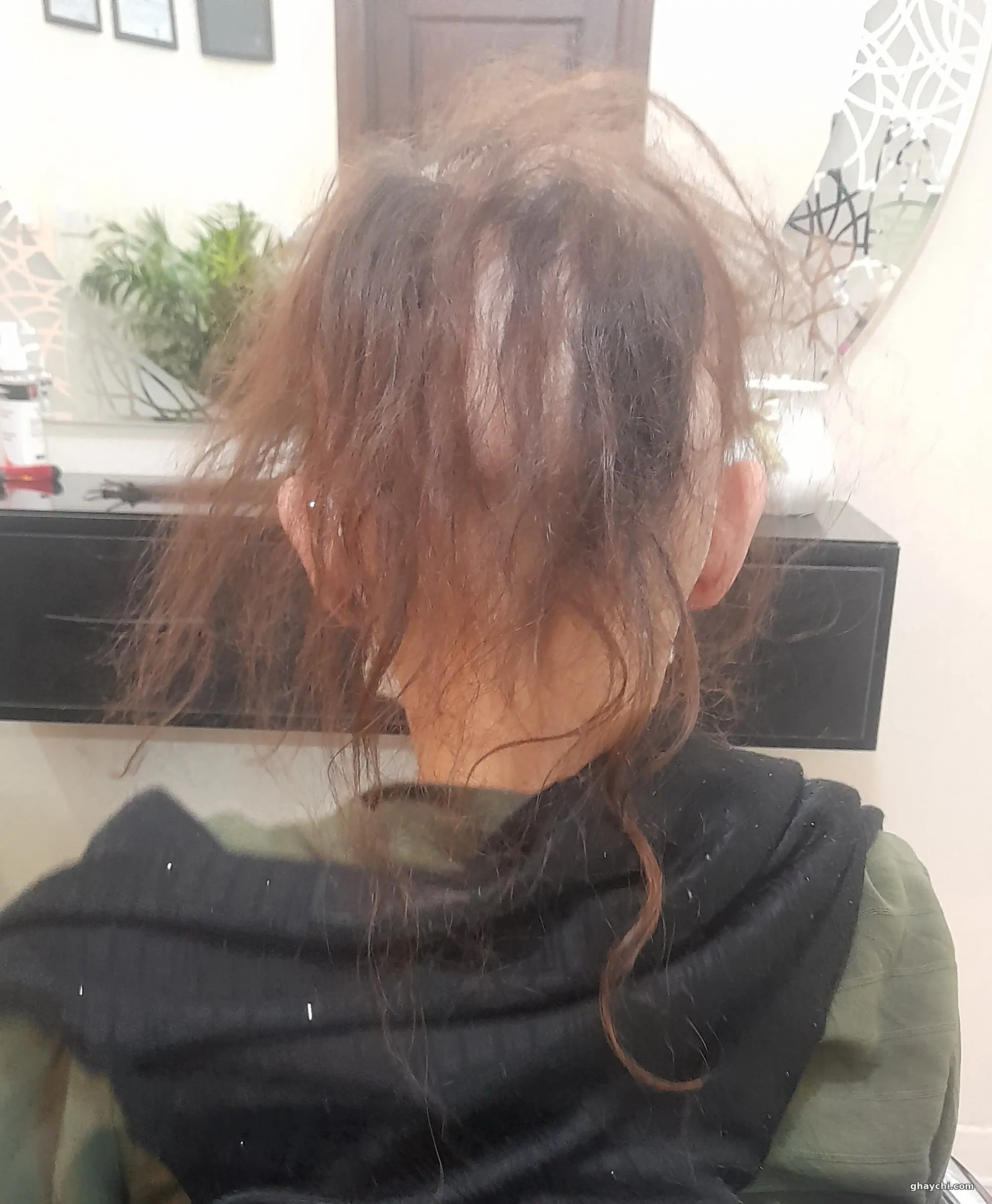 قبل مو — اکستنشن مو در بلوار فلسطین، مشهد — فاطمه حسین زاده