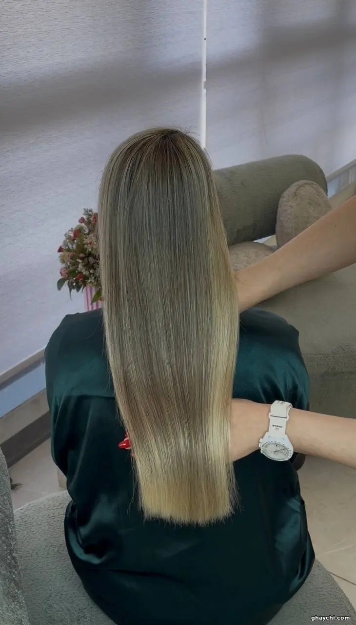 نمونه کار مو — کراتین و پروتئین تراپی زنانه در رشت، رشت — نرجس اکبرزاده