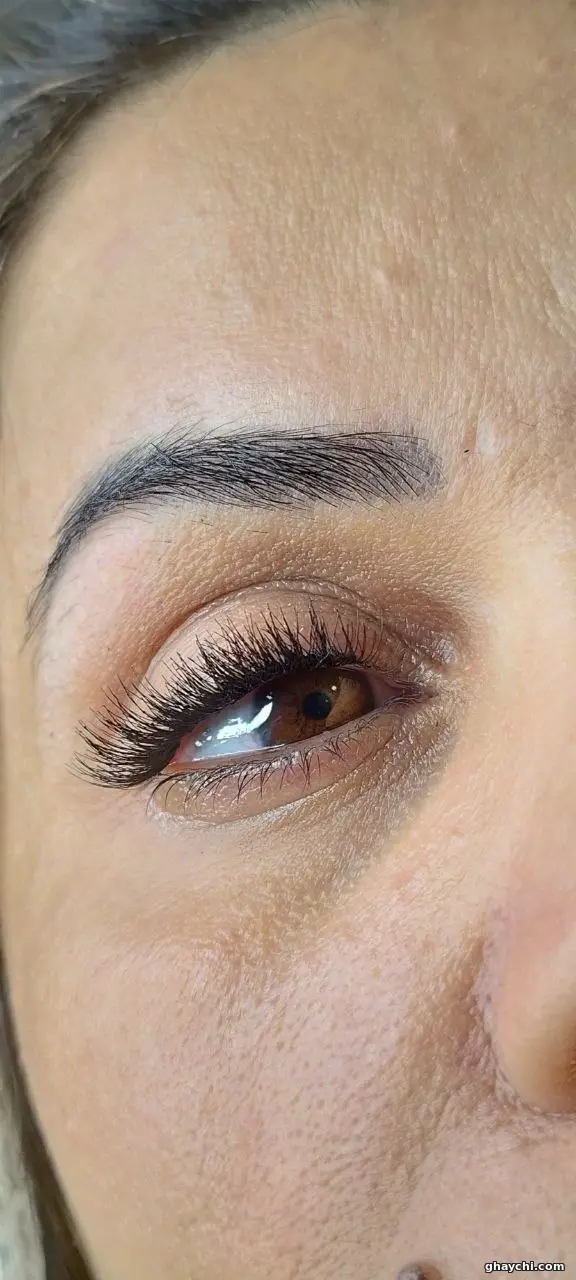 نمونه کار مژه — لیفت مژه زنانه در پاداد شهر، اهواز — مهناز جباری
