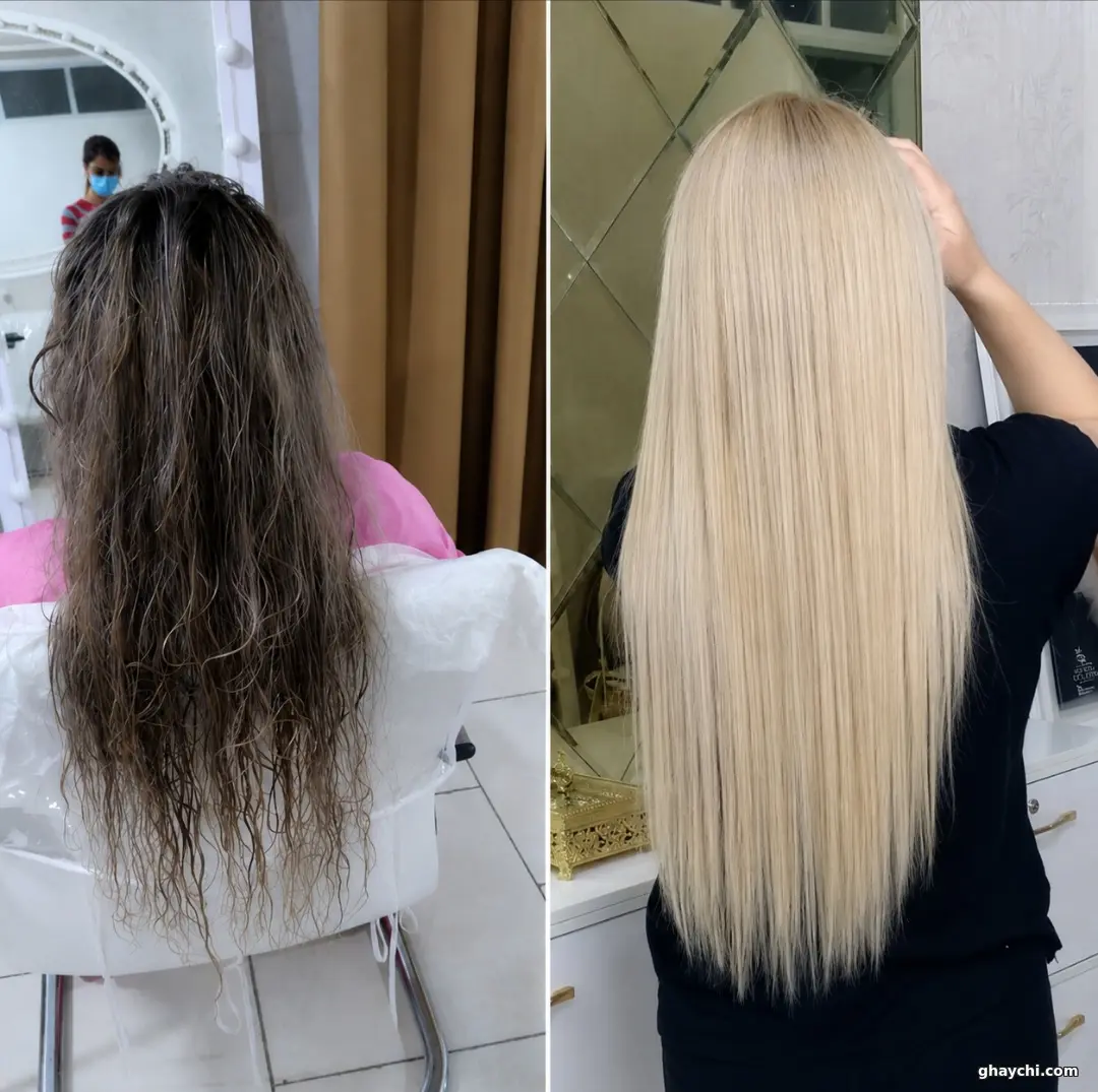 نمونه کار مو — کراتین و پروتئین تراپی زنانه در یزد، یزد — زهرا محمدی پور