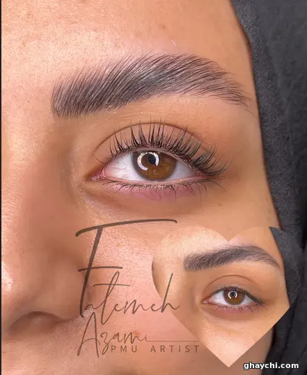 نمونه کار آرایش دائم — میکروبلیدینگ زنانه در ولیعصر، تبریز — فاطمه اعظمی