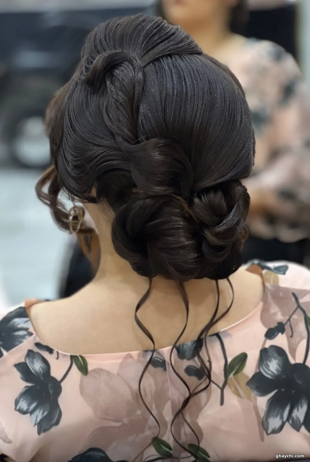 نمونه کار مو — شینیون و کرلی زنانه مرضیه ناصری