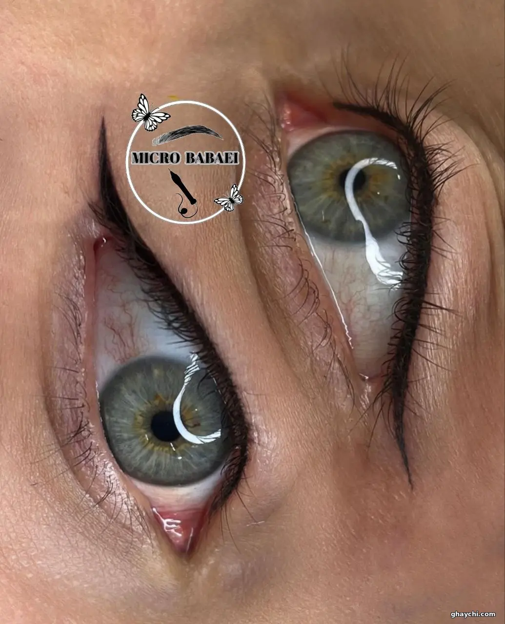 نمونه کار آرایش دائم — خط چشم دائم زنانه در اصفهان، اصفهان — مهدیه بابایی