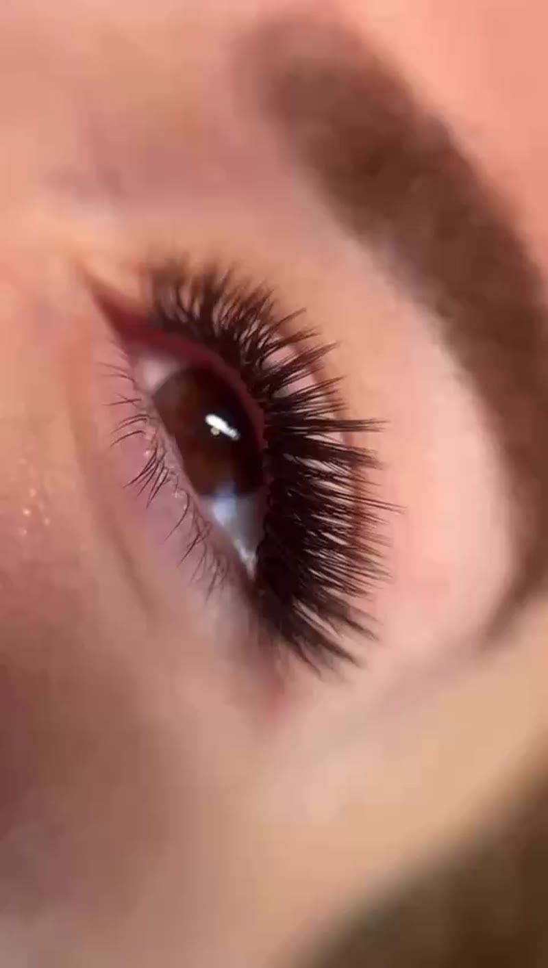 نمونه کار مژه — اکستنشن مژه ویدئو زنانه در خیابان شریعتی، تهران — لیلا رخساری
