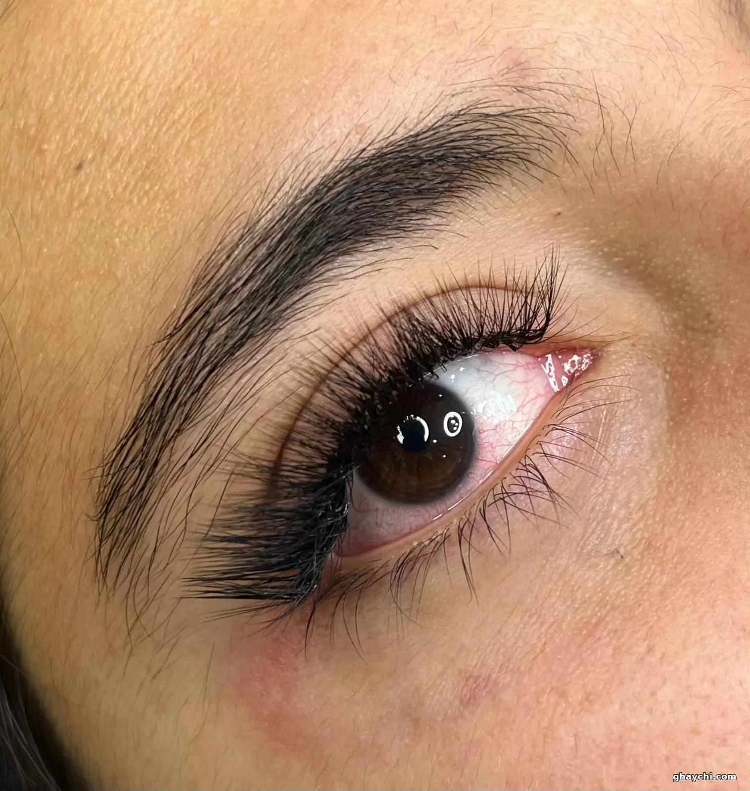 نمونه کار مژه — اکستنشن مژه زنانه در یزد، یزد — ریحانه حکیمیان