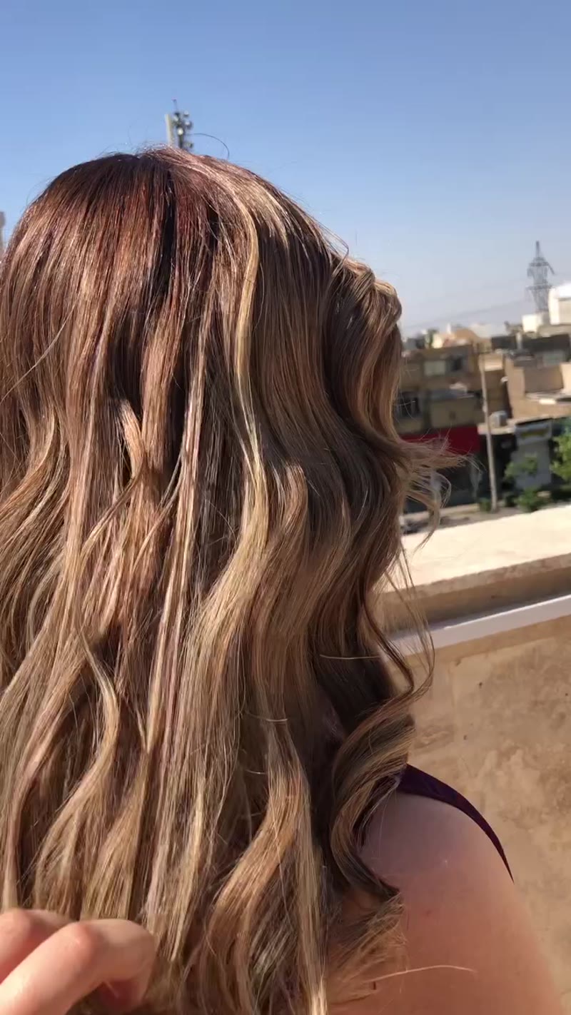 نمونه کار مو — مش و هایلایت ویدئو زنانه در مشهد، مشهد — فائزه علیزاده