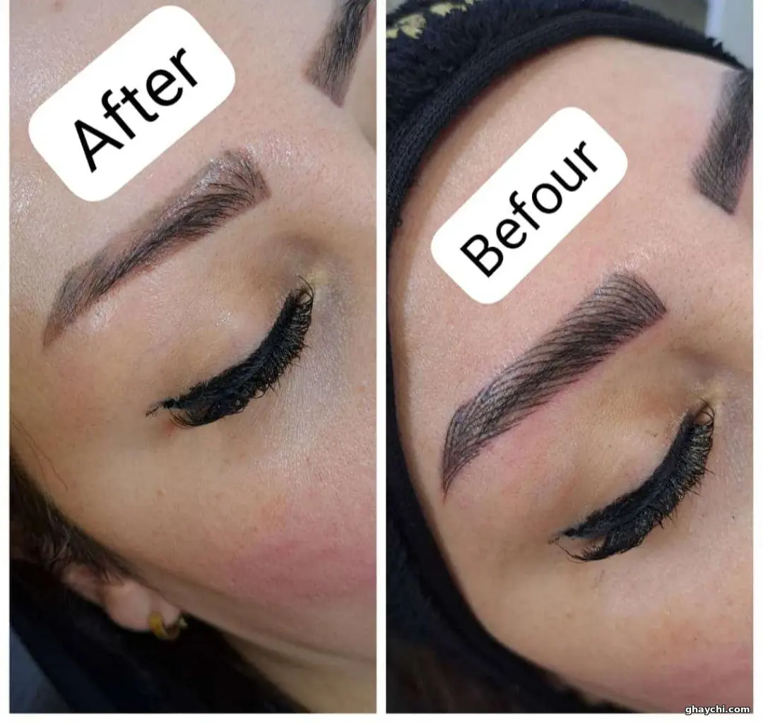 نمونه کار آرایش دائم — میکروبلیدینگ زنانه در پاداد شهر، اهواز — شیما خلف پور هلاله