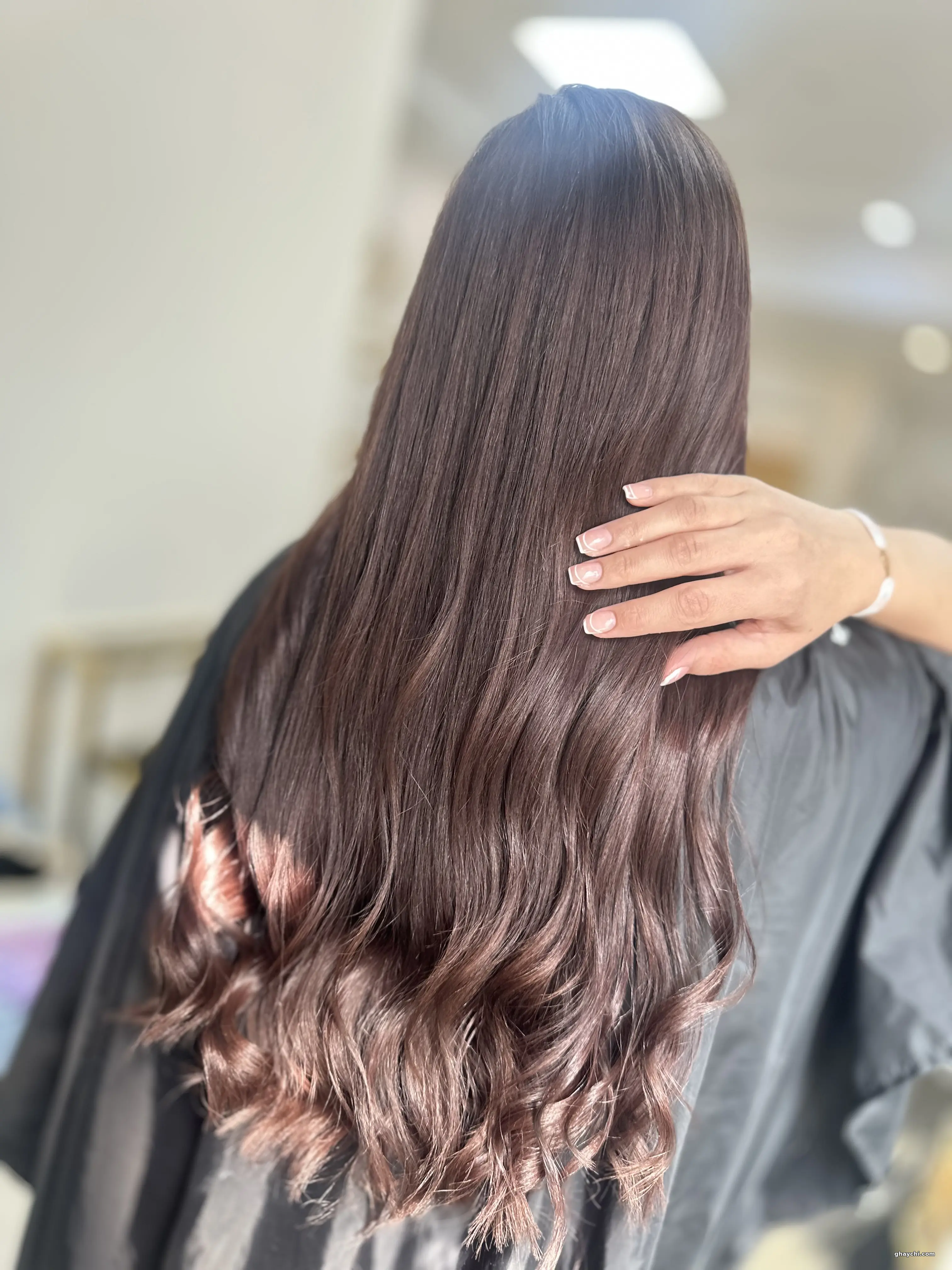 نمونه کار مو — دکلره و رنگ مو زنانه در خیابان شهران، تهران — سالن زیبایی مانالیا