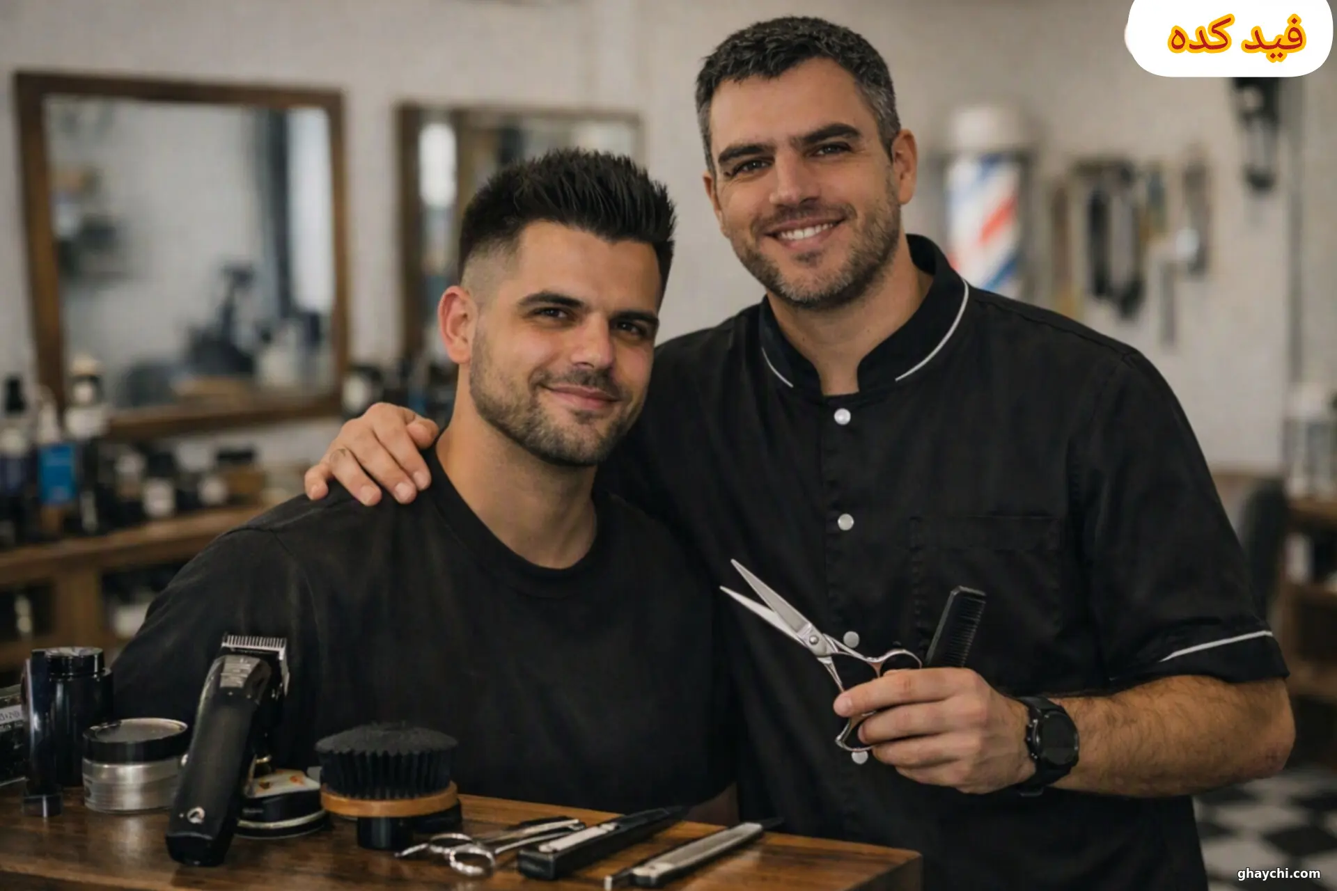 آرایشگر مهدی محبت شاهی