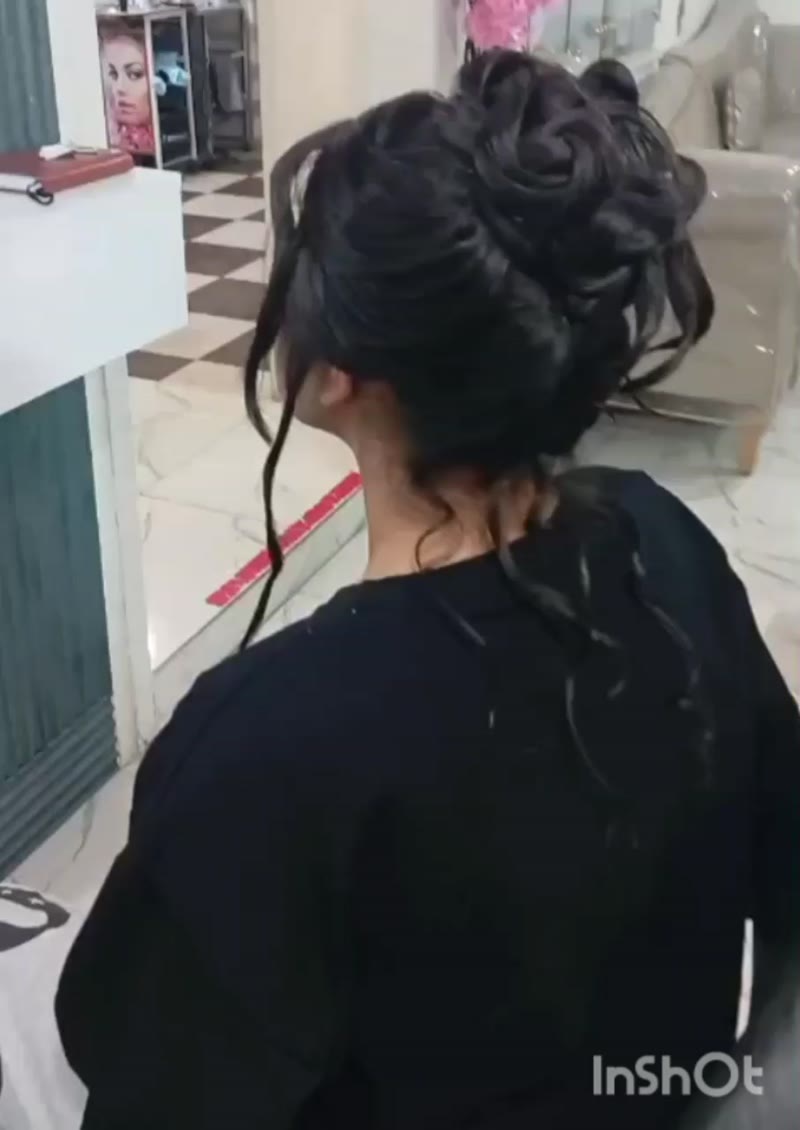 نمونه کار مو — شینیون و کرلی ویدئو زنانه در شیراز، شیراز — زهرا غلامزاده