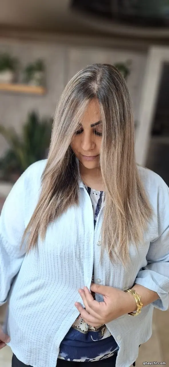 نمونه کار مو — دکلره و رنگ مو زنانه در طرشت، تهران — دریا هاشمی