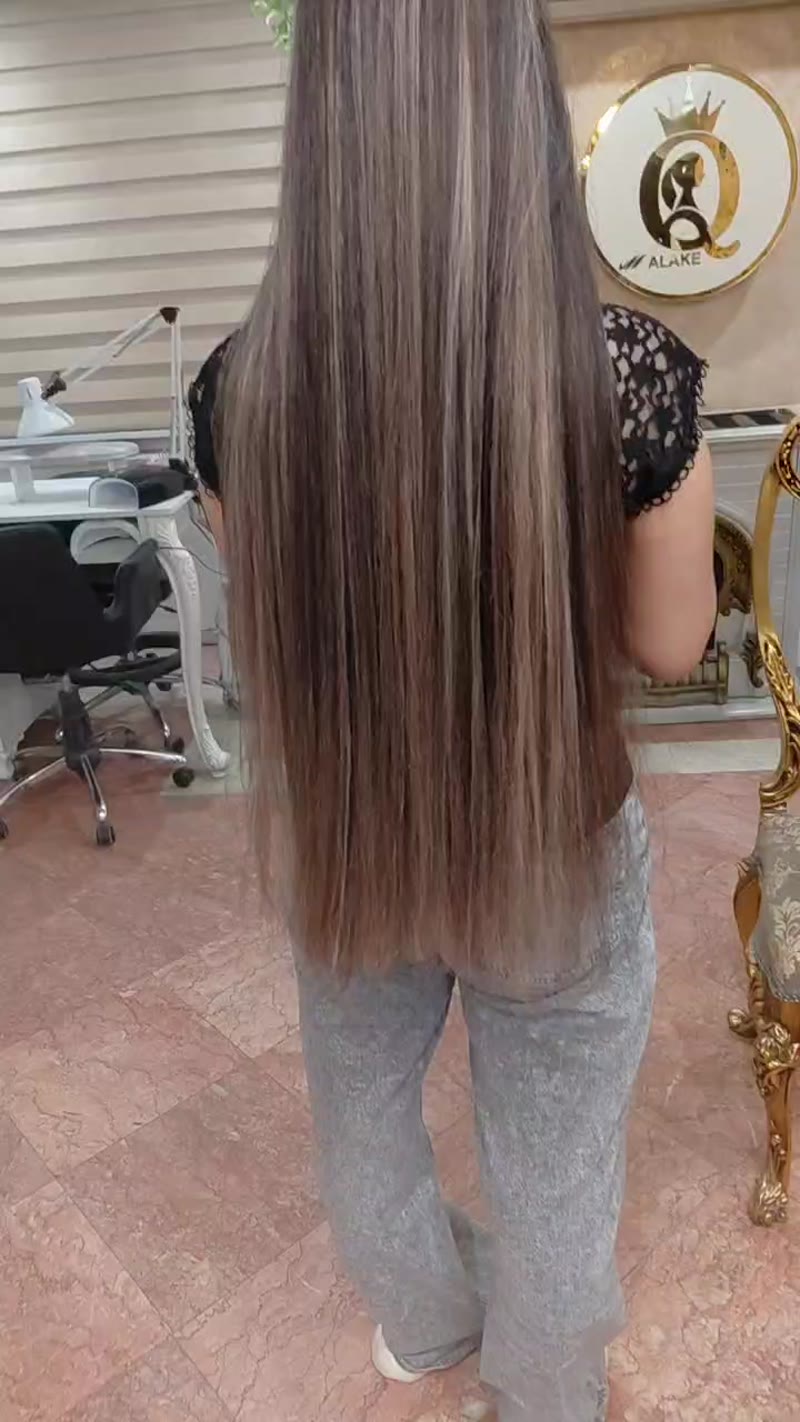نمونه کار مو — مش و هایلایت ویدئو زنانه در بلوار سجاد، مشهد — سیما چرخی زاده