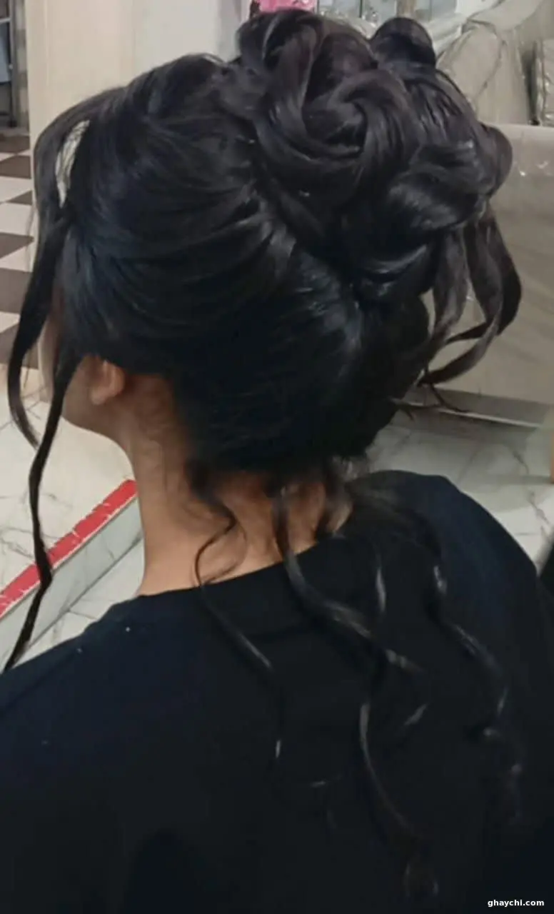 نمونه کار مو — شینیون و کرلی زنانه در شیراز، شیراز — زهرا غلامزاده